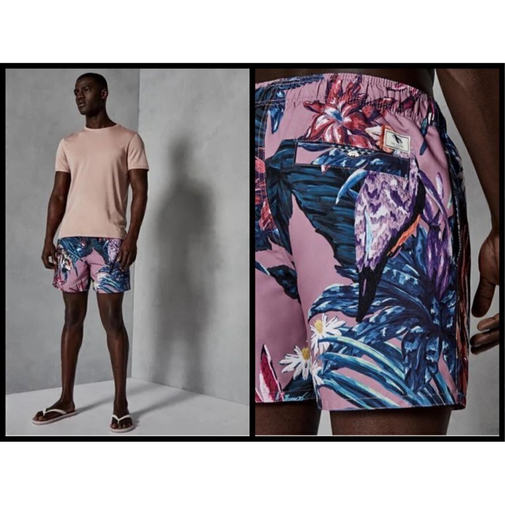 💕TED BAKER💕 Nemor Tiger Printed Swim Short